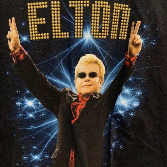ELTON JOHN  BAND TOUR TEE - Picture 2 of 4
